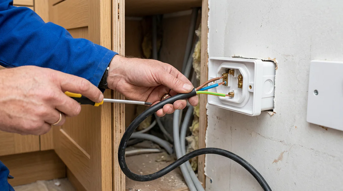 Raccordement d'une plaque à induction sur une prise de force 32 ampères