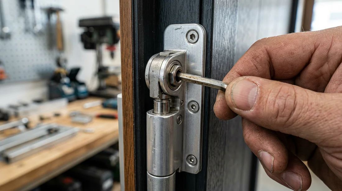 Outils nécessaires pour régler les gonds d'une porte