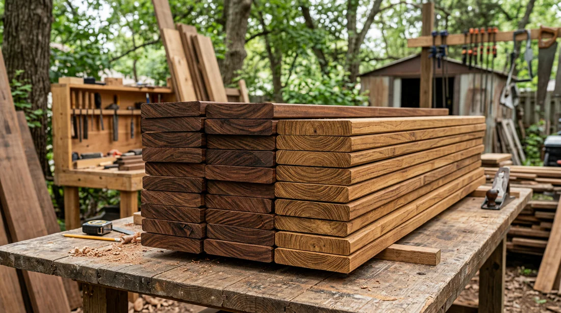 Différentes essences de bois pour margelles de piscine
